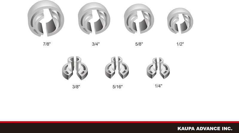 kauplus Fuel Line & A/C Line Disconnect Pliers Tool Kit,W/Fuel Line Remover - 1/4", 5/16", 3/8", 1/2", 5/8", 3/4", 7/8" - Image 4